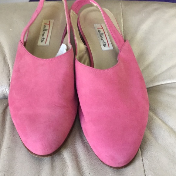 Talbots Shoes - Pink suede shoes, 7M